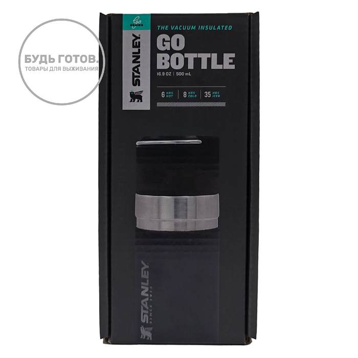 Термобутылка STANLEY GO Bottle чёрная 500ML 10-09557-001 с доставкой по России и в Казахстан | BreadyФото 4