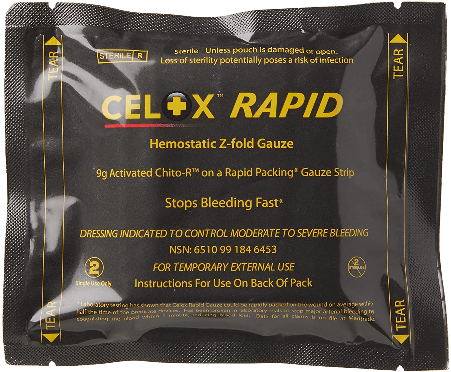 Повязка Селокс з-фолд Celox RAPID Z-Folded Gauze с доставкой по России и в Казахстан | BreadyФото 3