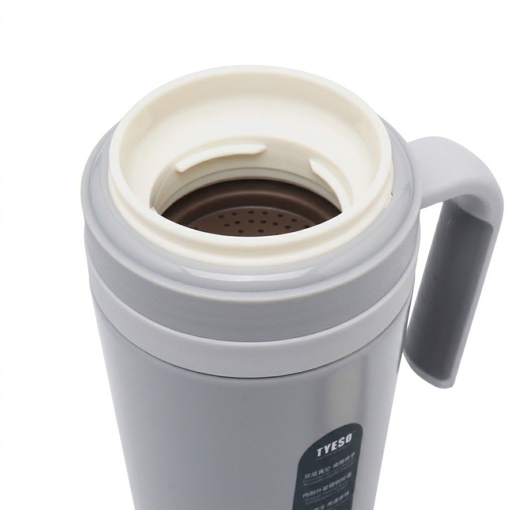 Термокружка Tyeso TS-8839 светло-серая 500ML с доставкой по России | BreadyФото 4