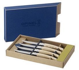 Набор столовых ножей Opinel VRI Ashwood из 4-х штук с доставкой по России и в Казахстан | Bready
