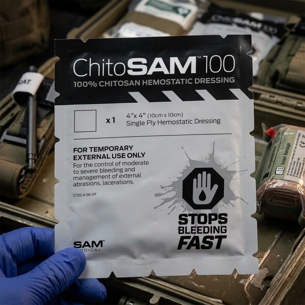 Гемостатическая салфетка 10x10 см ChitoSAM 100 SAM Medical с доставкой по России | BreadyФото 3