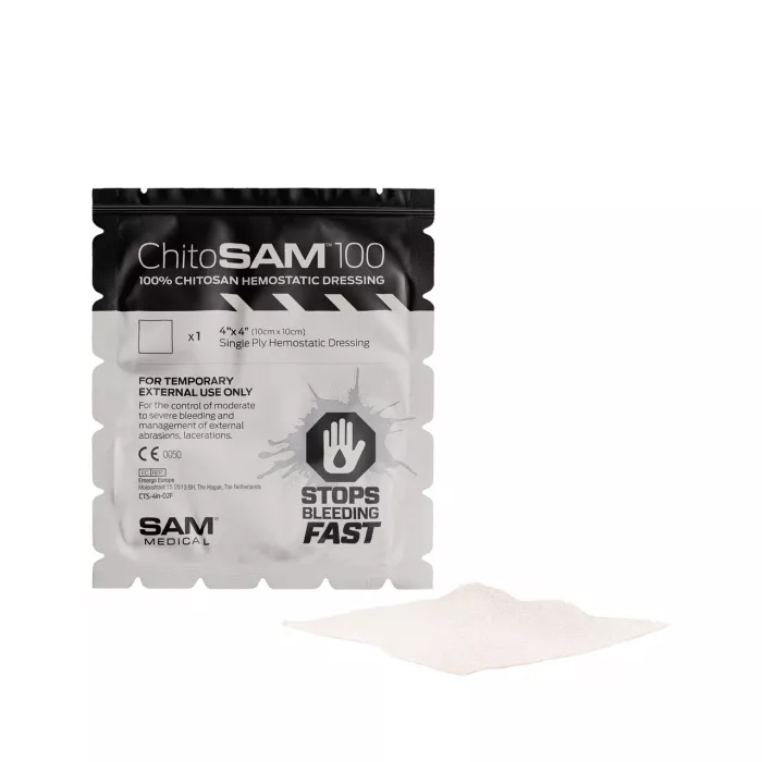 Гемостатическая салфетка 10x10 см ChitoSAM 100 SAM Medical с доставкой по России и в Казахстан | BreadyФото 3