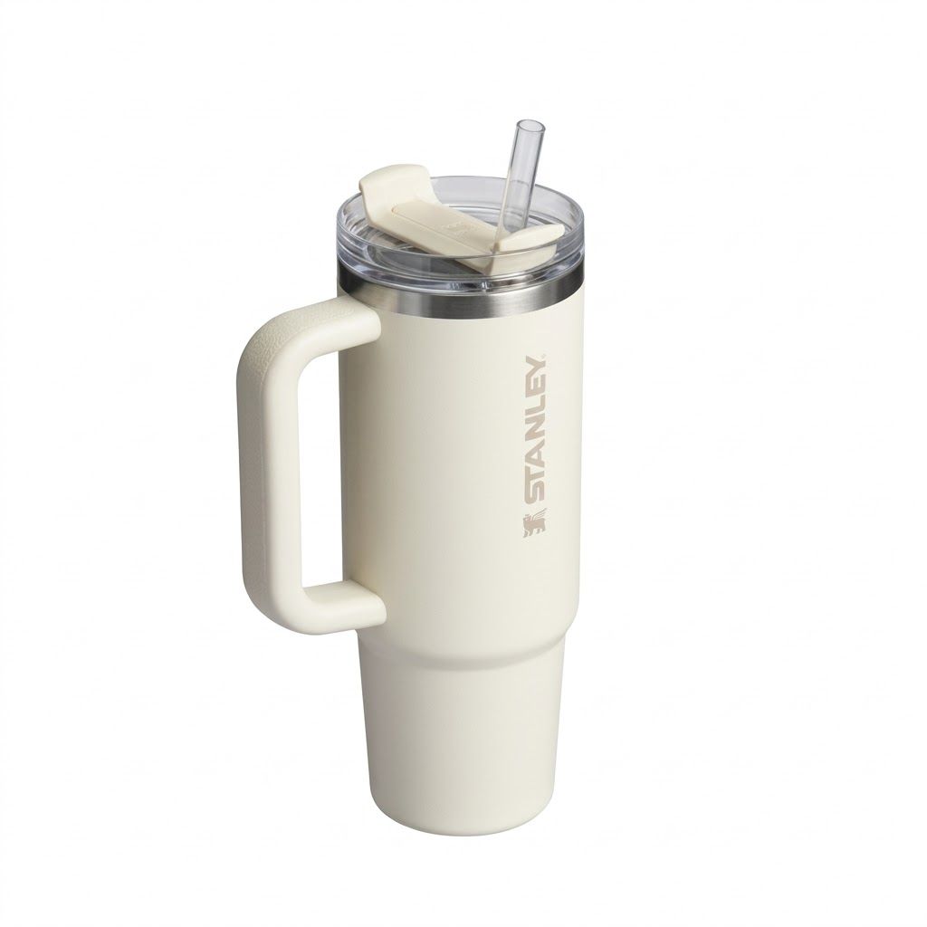 Термокружка STANLEY The Quencher ProTour Flip Straw Tumbler 887 ml (крем cream), 10-12981-008 с доставкой по России | BreadyФото 3