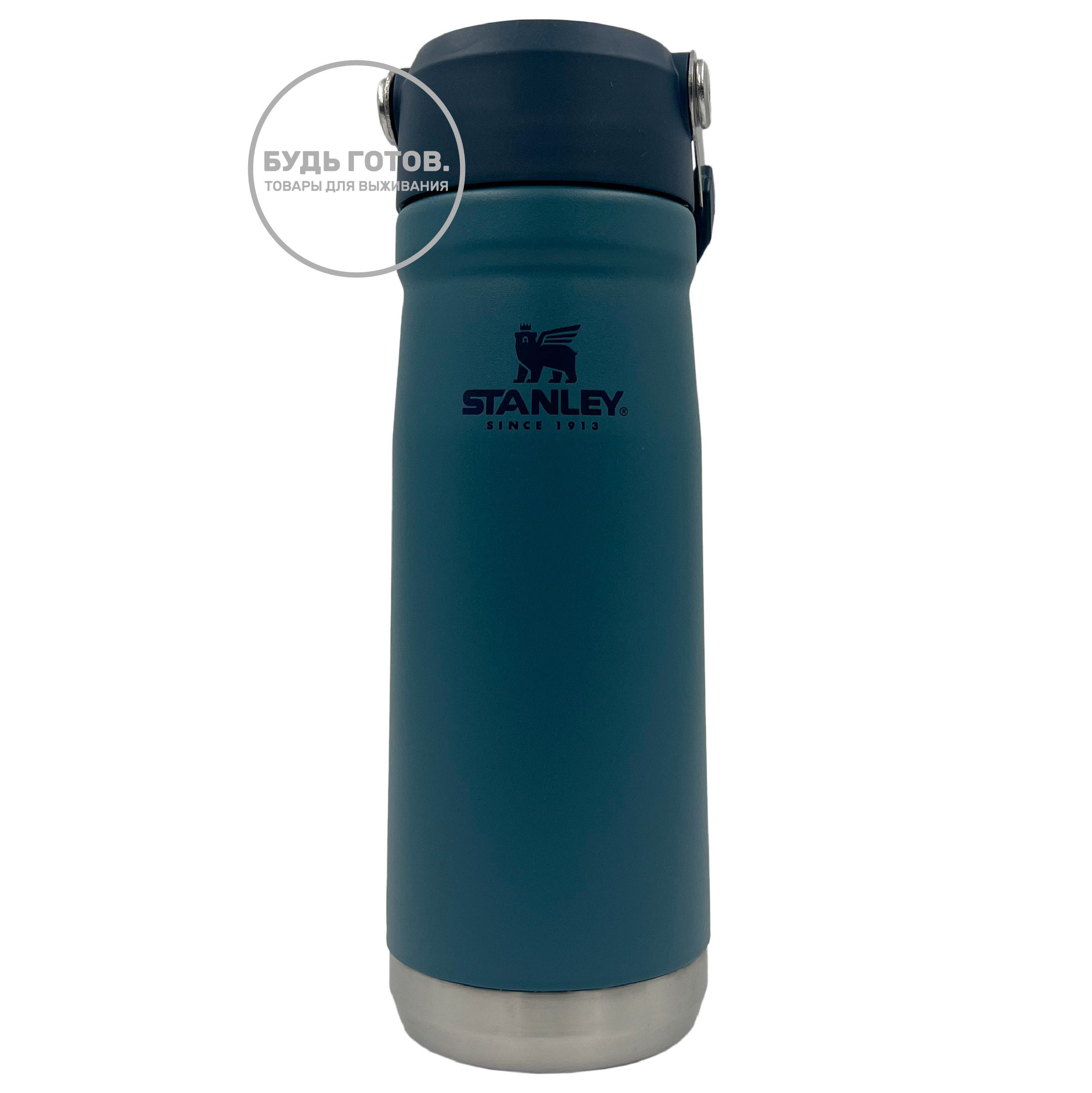 Термобутылка STANLEY THE ICEFLOW™ FLIP STRAW WATER BOTTLE, 650 ml, 10-09992-073, цвет Lagoon с доставкой по России и в Казахстан | BreadyФото 0