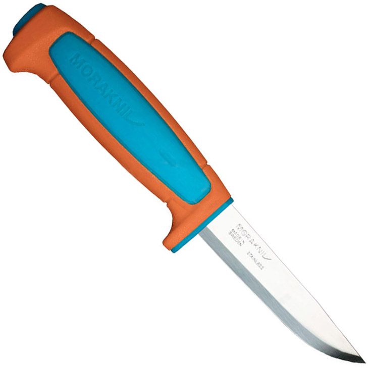 Нож Morakniv Basic 546, нержавеющая сталь, пласт. ручка (оранжевый), 13202 с доставкой по России и в Казахстан | BreadyФото 1