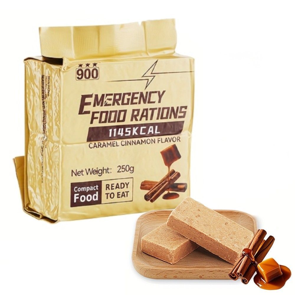 Аварийный рацион питания EMERGENCY FOOD RATIONS Caramel cinnamon flavor (карамель с корицей) с доставкой по России | Bready