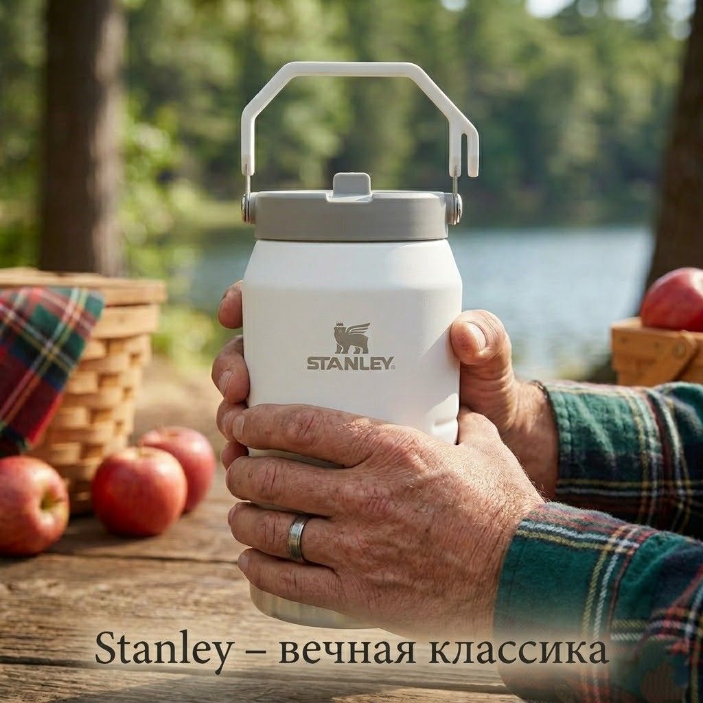 Вакуумный кувшин Stanley IceFlow Flip Straw Jug 1.18L (белый), 10-09996-033 с доставкой по России | BreadyФото 4