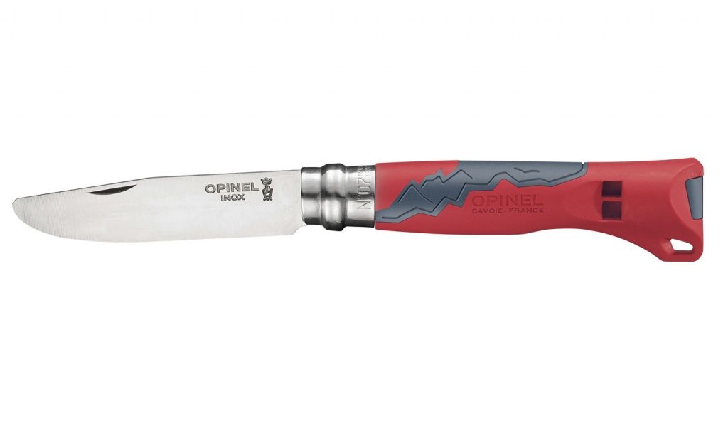 Нож складной Opinel №7 VRI  OUTDOOR Junior Red с доставкой по России и в Казахстан | Bready