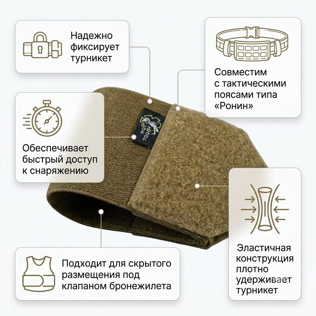 Держатель для турникета эластичный "Петля" Not Today  с доставкой по России | BreadyФото 1