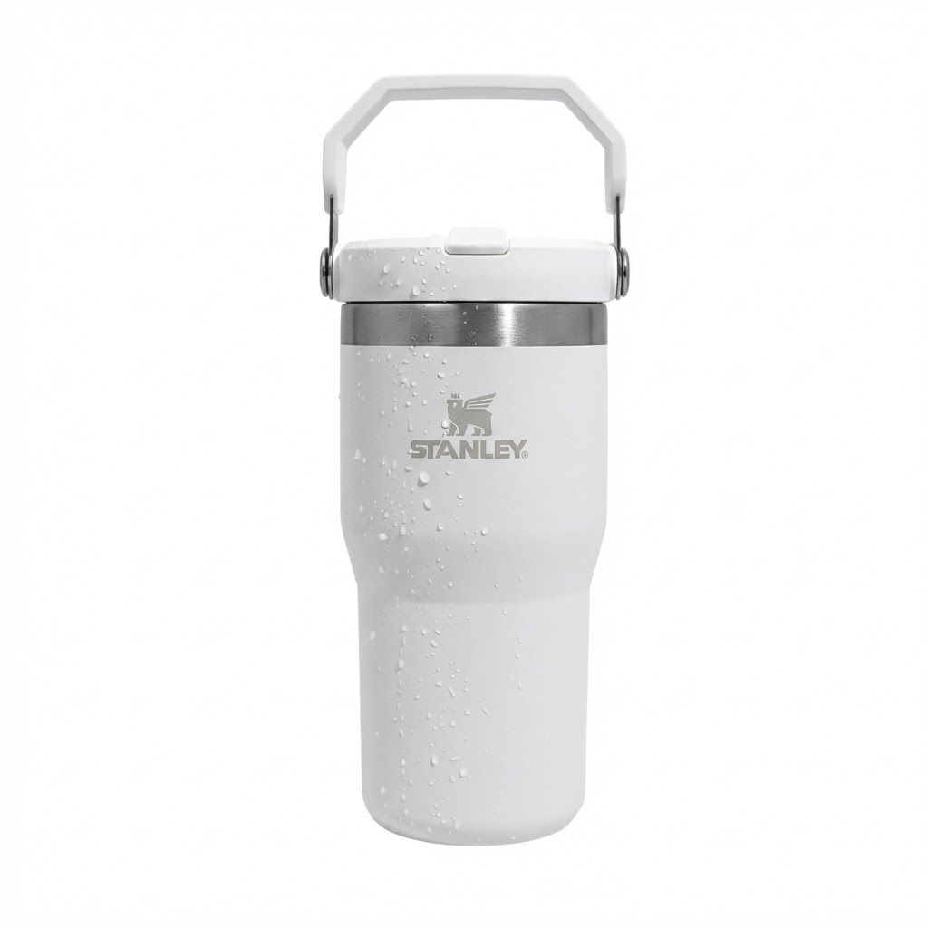 Термокружка Stanley The Iceflow Flip Straw Tumbler (белый), 10-09994-288, 591 мл с доставкой по России | BreadyФото 3