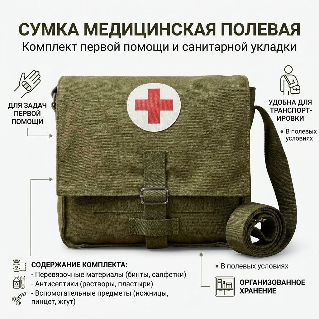 Сумка санитарная АППОЛО с доставкой по России | BreadyФото 1