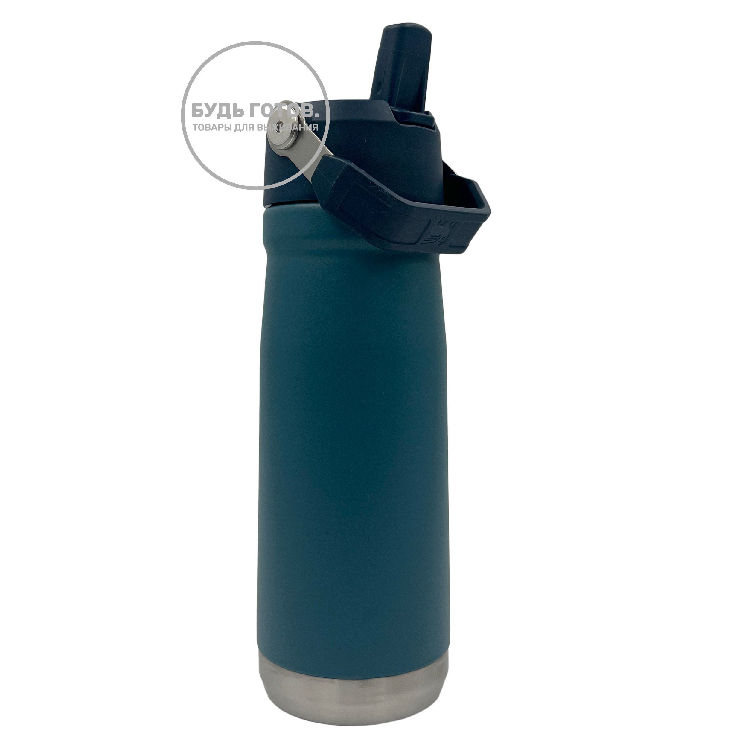 Термобутылка STANLEY THE ICEFLOW™ FLIP STRAW WATER BOTTLE, 650 ml, 10-09992-073, цвет Lagoon с доставкой по России и в Казахстан | BreadyФото 1