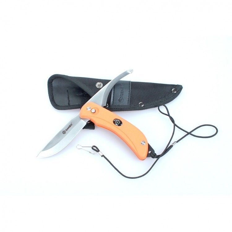 Нож Ganzo G802 (черный, оранжевый) с доставкой по России и в Казахстан | Bready