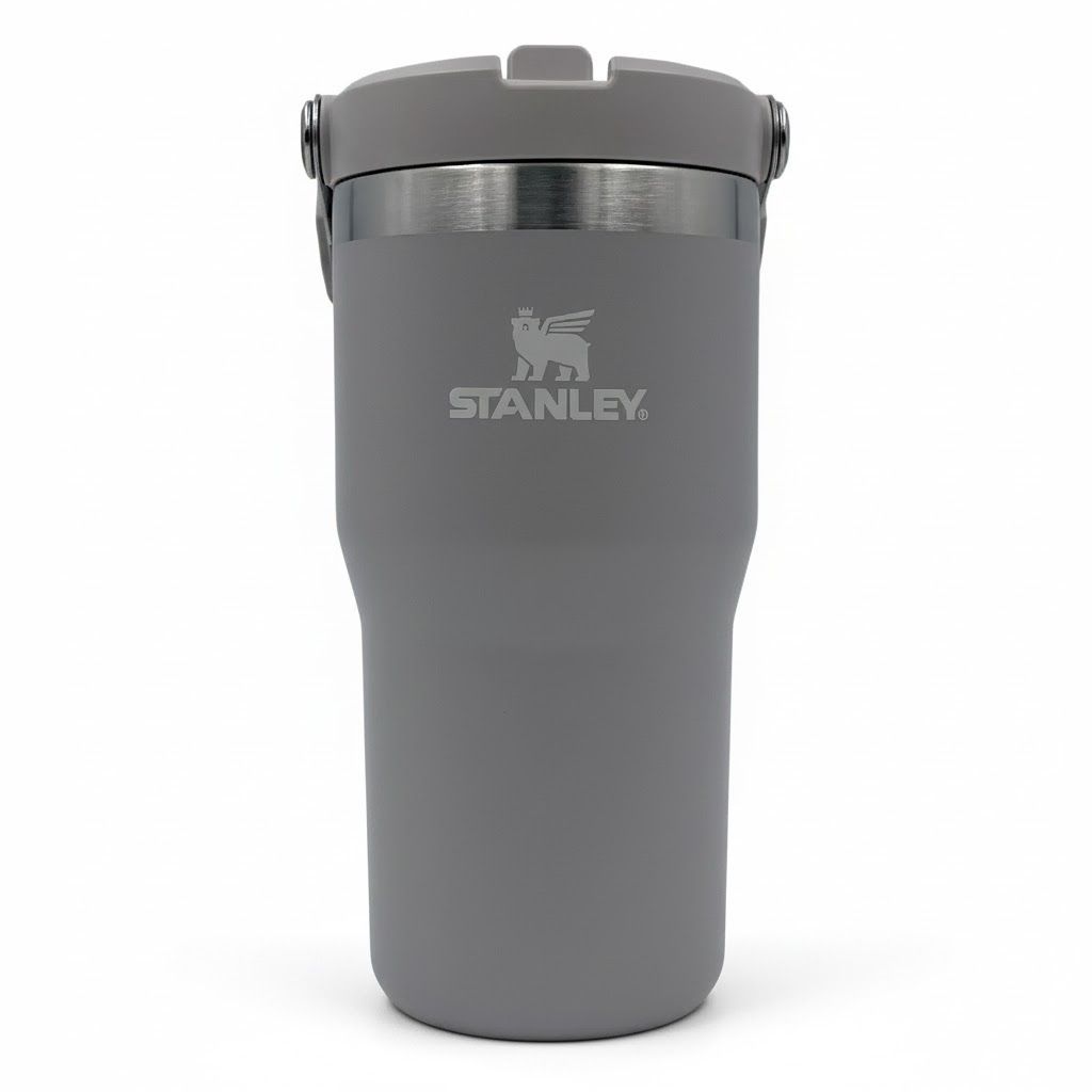 Термокружка Stanley The Iceflow Flip Straw Tumbler (пепельный), 10-09994-286, 591 мл с доставкой по России | BreadyФото 0