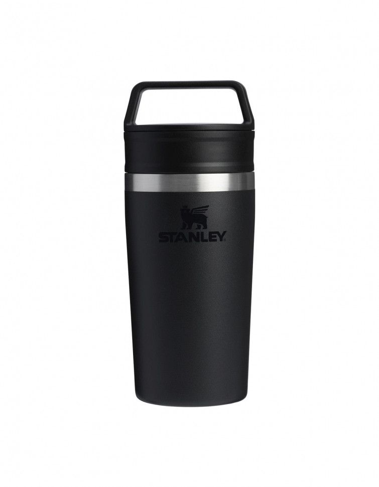 Термокружка Stanley Adventure Shortstack Travel Mug 354ml (черная) 10-13322-001 с доставкой по России | Bready