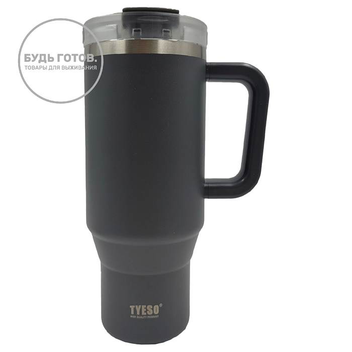 Термокружка Tyeso 1200ml (TS-8868) серая с доставкой по России и в Казахстан | BreadyФото 0