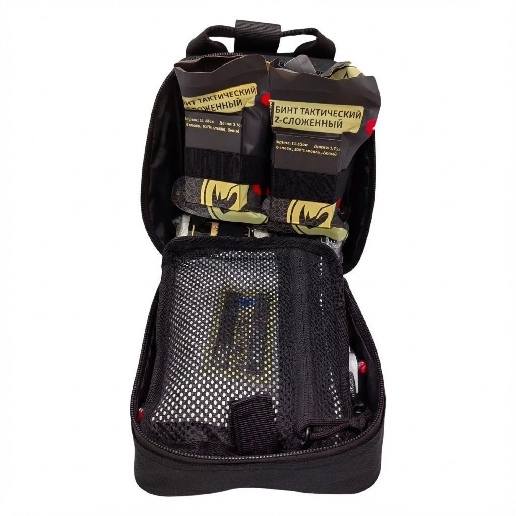 Тактическая аптечка RHINO RESCUE CMS IFAK HWMY0004 (Черная) с доставкой по России | BreadyФото 1