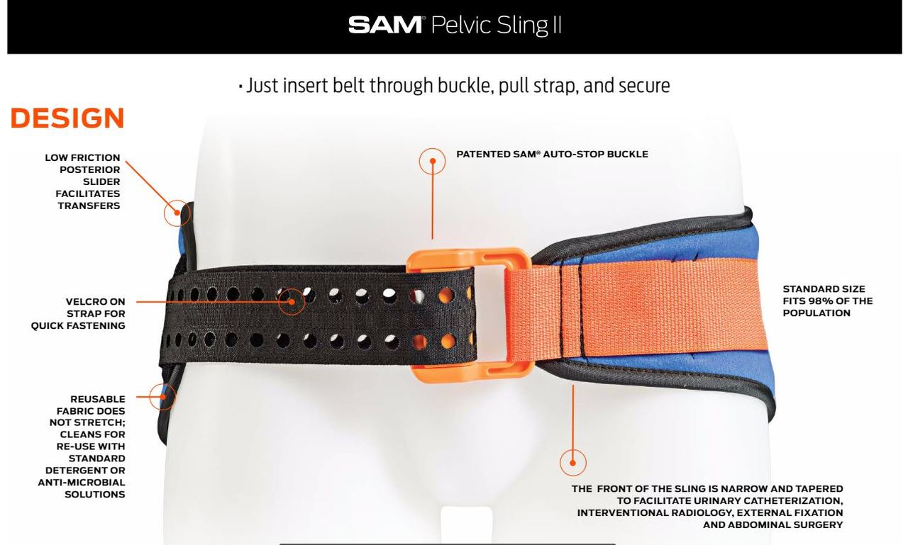 Набедренная (тазовая) шина SAM® Pelvic Sling II Standard - Hip Circumference с доставкой по России и в Казахстан | BreadyФото 2