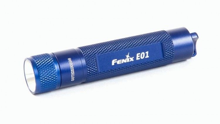 Фонарь Fenix E01 Nichia white GS LED синий с доставкой по России и в Казахстан | Bready