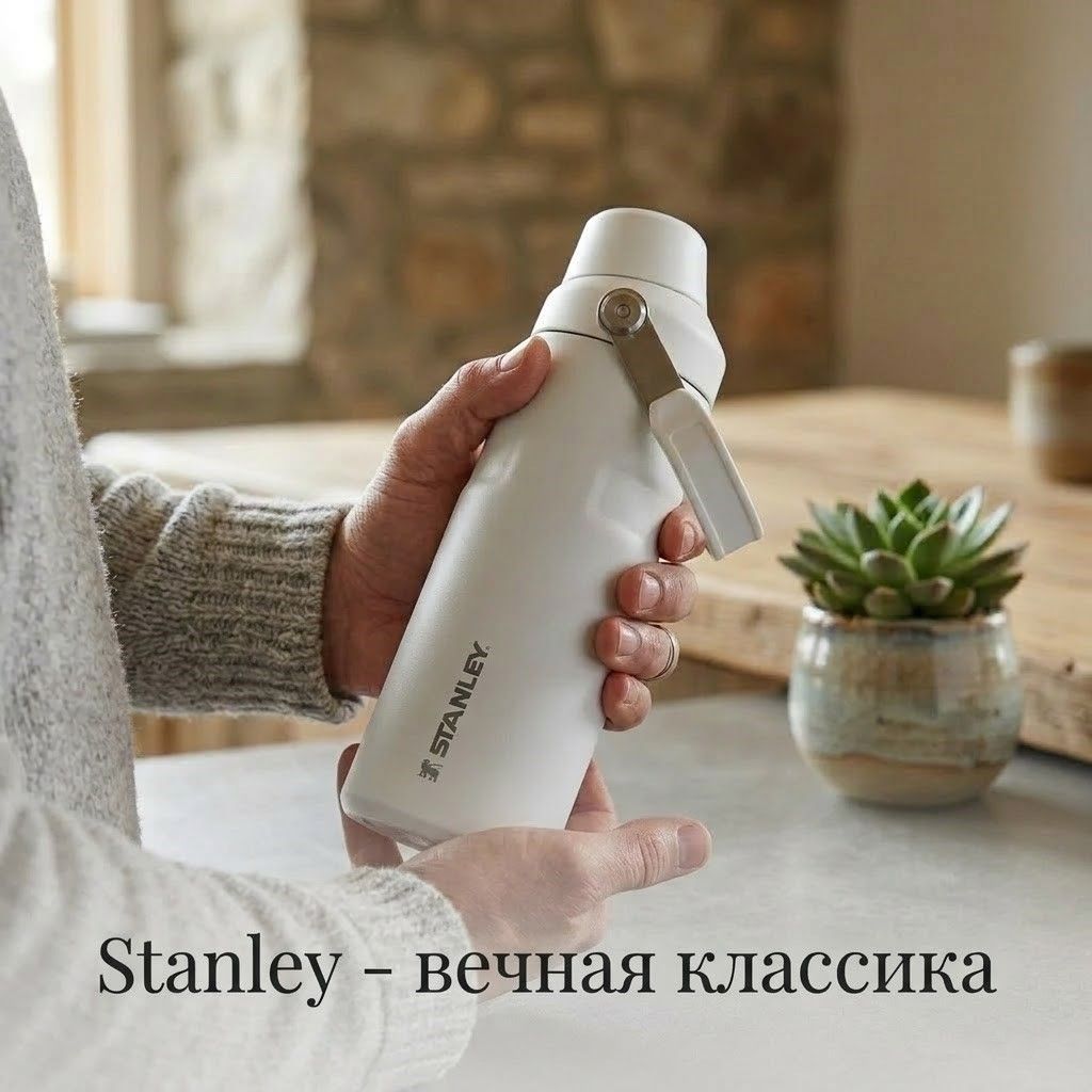 Термобутылка STANLEY GO Iceflow™ 473 ml (10-12579-008) frost морозный с доставкой по России | BreadyФото 4
