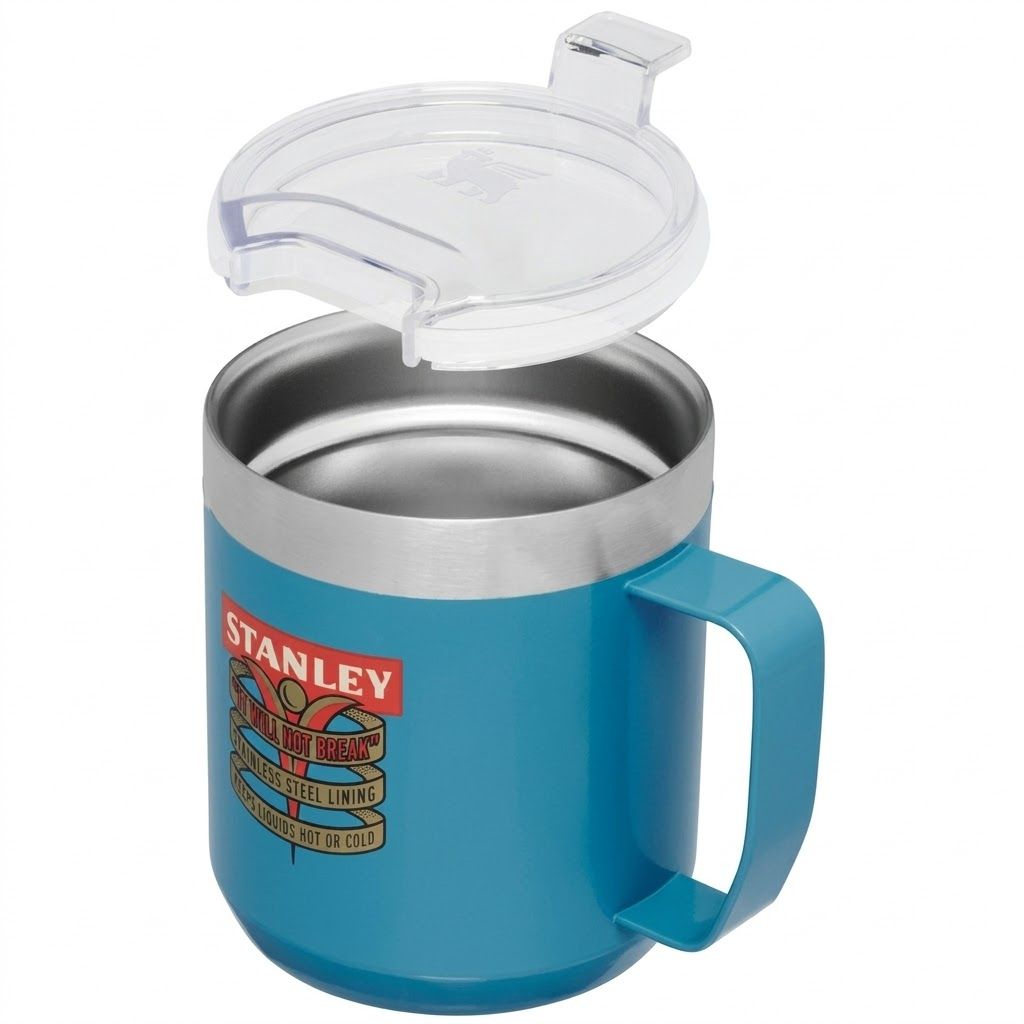 Кружка THE MILESTONES CAMP MUG STANLEY, 10-09366-239  (цвет 1940 Topaz Gloss) с доставкой по России | BreadyФото 2