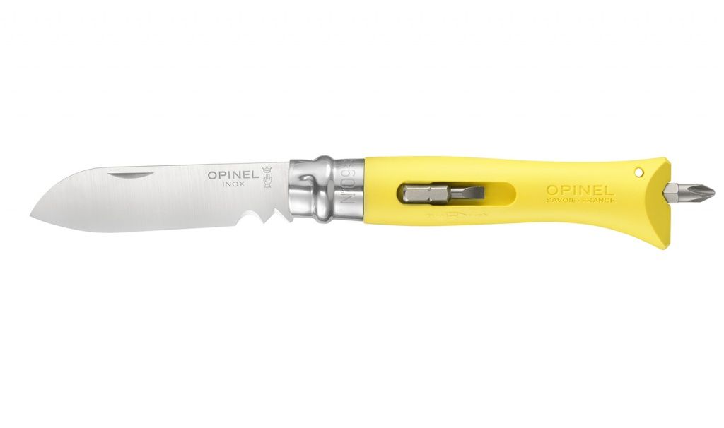 Нож складной Opinel №9 VRI  DIY Yellow с доставкой по России и в Казахстан | Bready