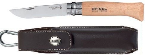 Нож складной Opinel №8 VRI Tradition Inox с чехлом с доставкой по России и в Казахстан | Bready