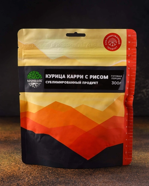 Сублимированная Курица Карри с рисом 85 г с доставкой по России | BreadyФото 4