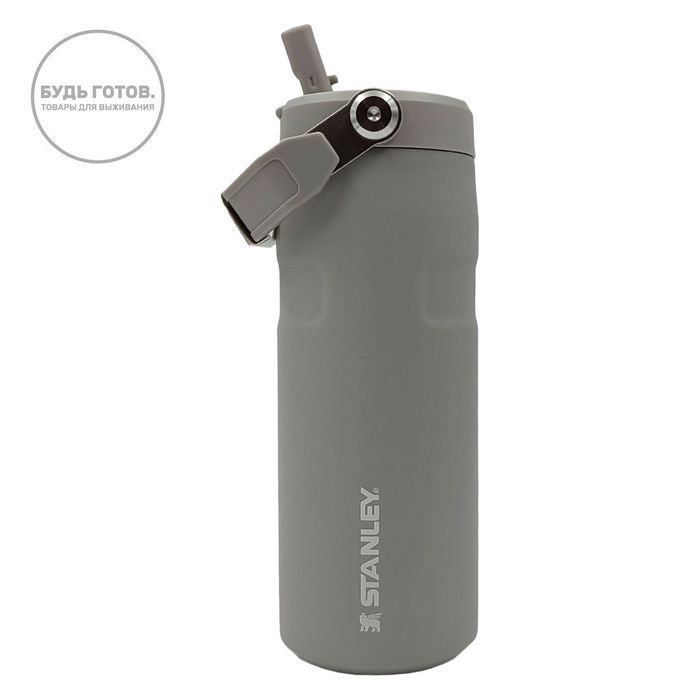 Stanley aerolight iceflow bottle 473 ml ash 10-12979-001 с доставкой по России и в Казахстан | BreadyФото 0