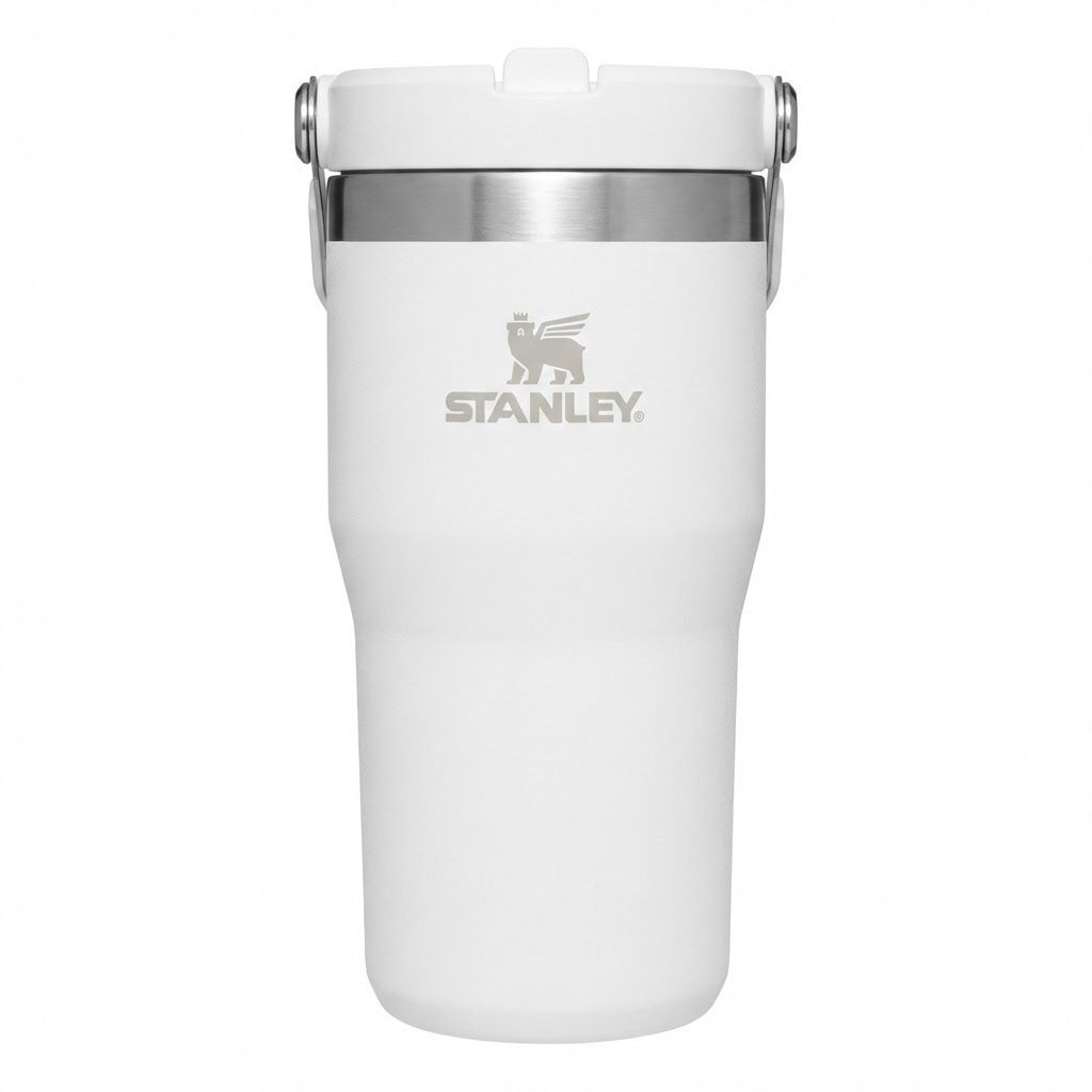 Термокружка Stanley The Iceflow Flip Straw Tumbler (белый), 10-09994-288, 591 мл с доставкой по России | BreadyФото 2