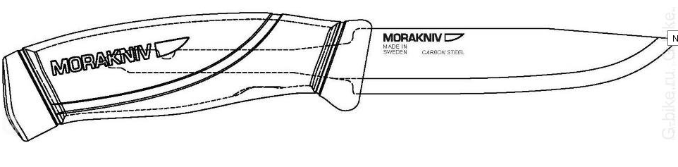 Нож Morakniv Companion Desert, нержавеющая сталь, 13166 с доставкой по России и в Казахстан | BreadyФото 2