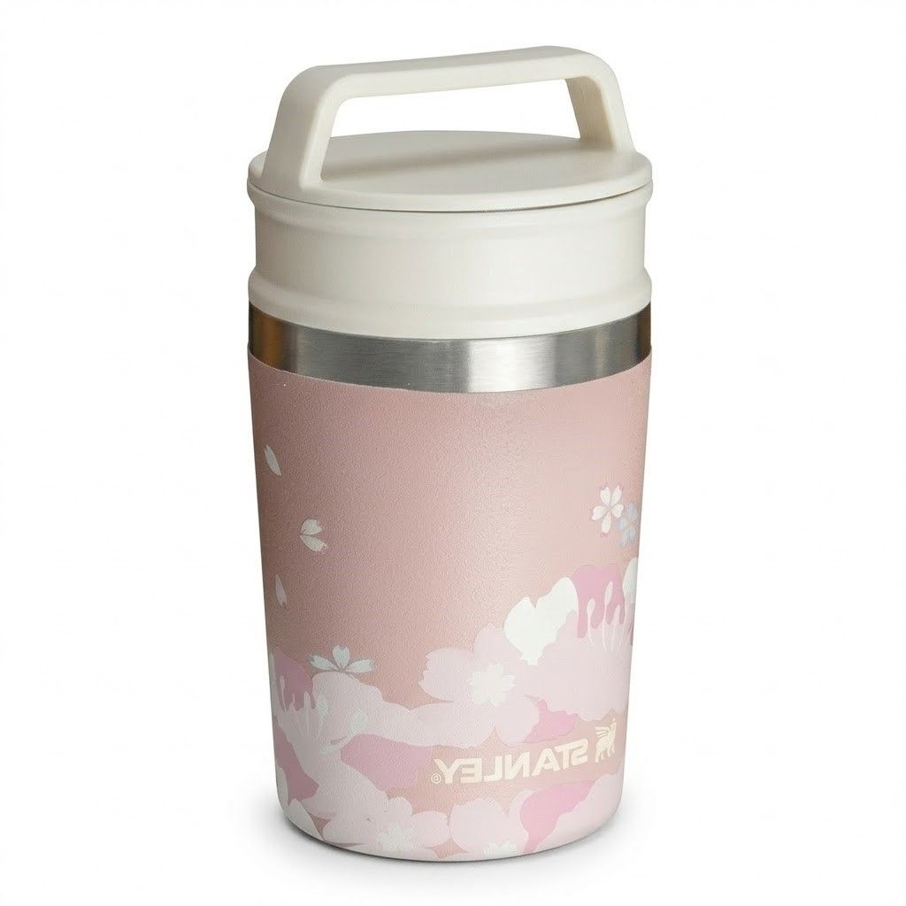 Термокружка Stanley Adventure Shortstack Travel Mug 235ml (розовая) 10-02887-088 с доставкой по России | BreadyФото 2