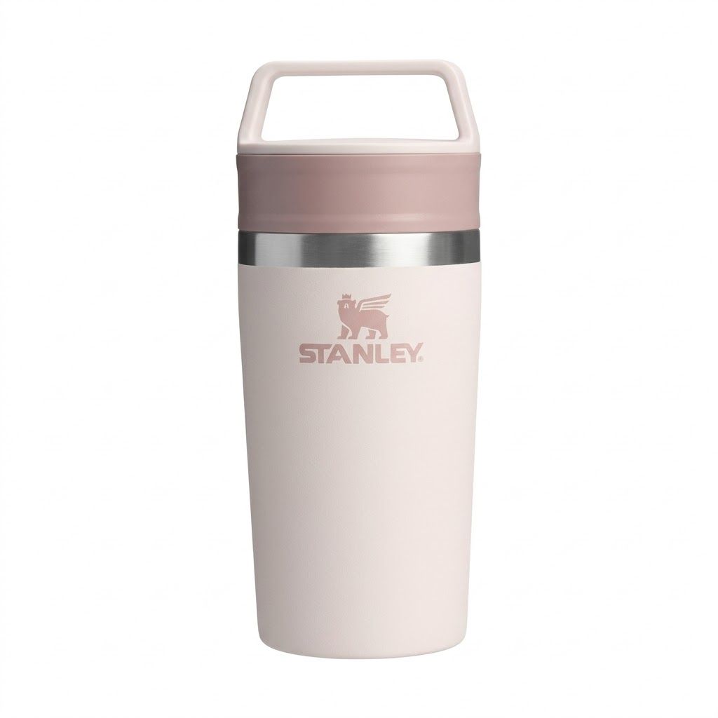 Термокружка Stanley Adventure Shortstack Travel Mug 354ml (розовая) 10-13322-003 с доставкой по России | BreadyФото 0