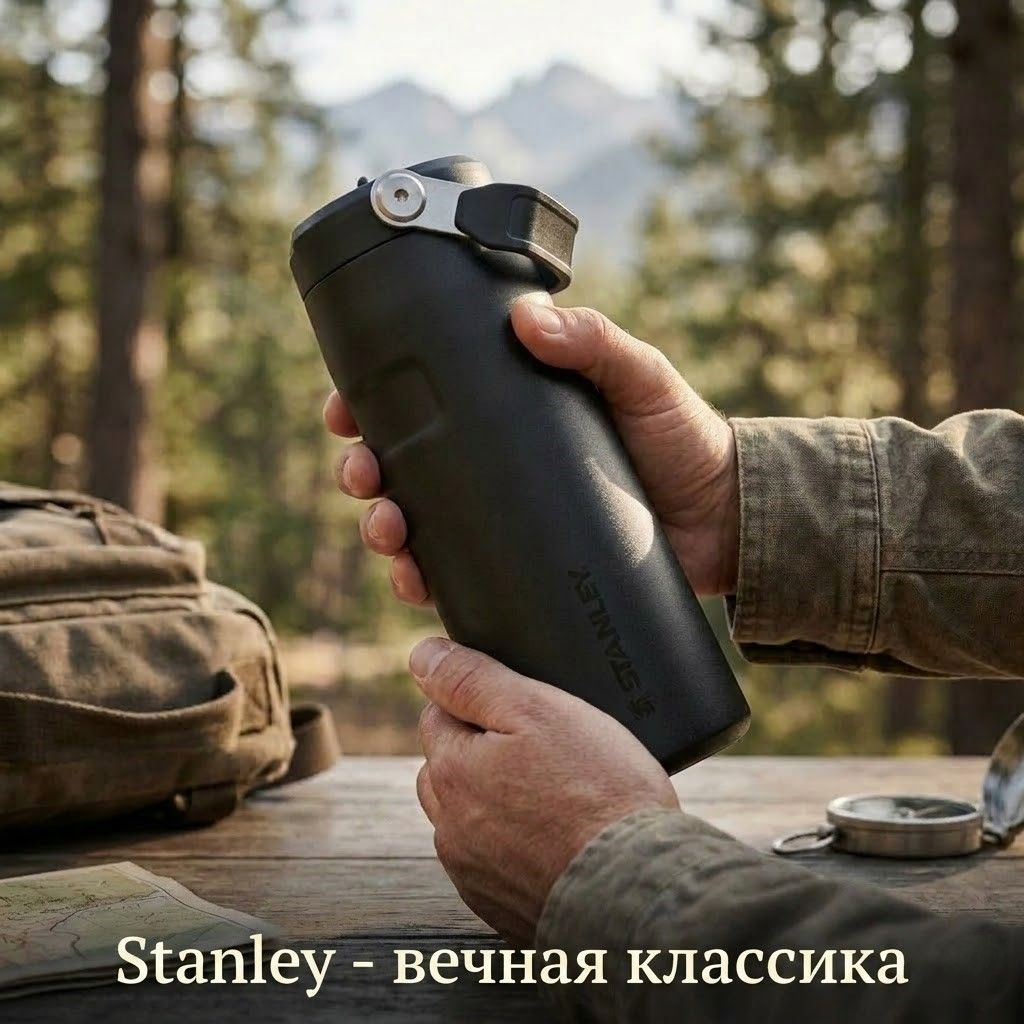 Термобутылка STANLEY The IceFlow™ Bottle 473 ml (10-12979-002) black 2.0 черный с доставкой по России | BreadyФото 4