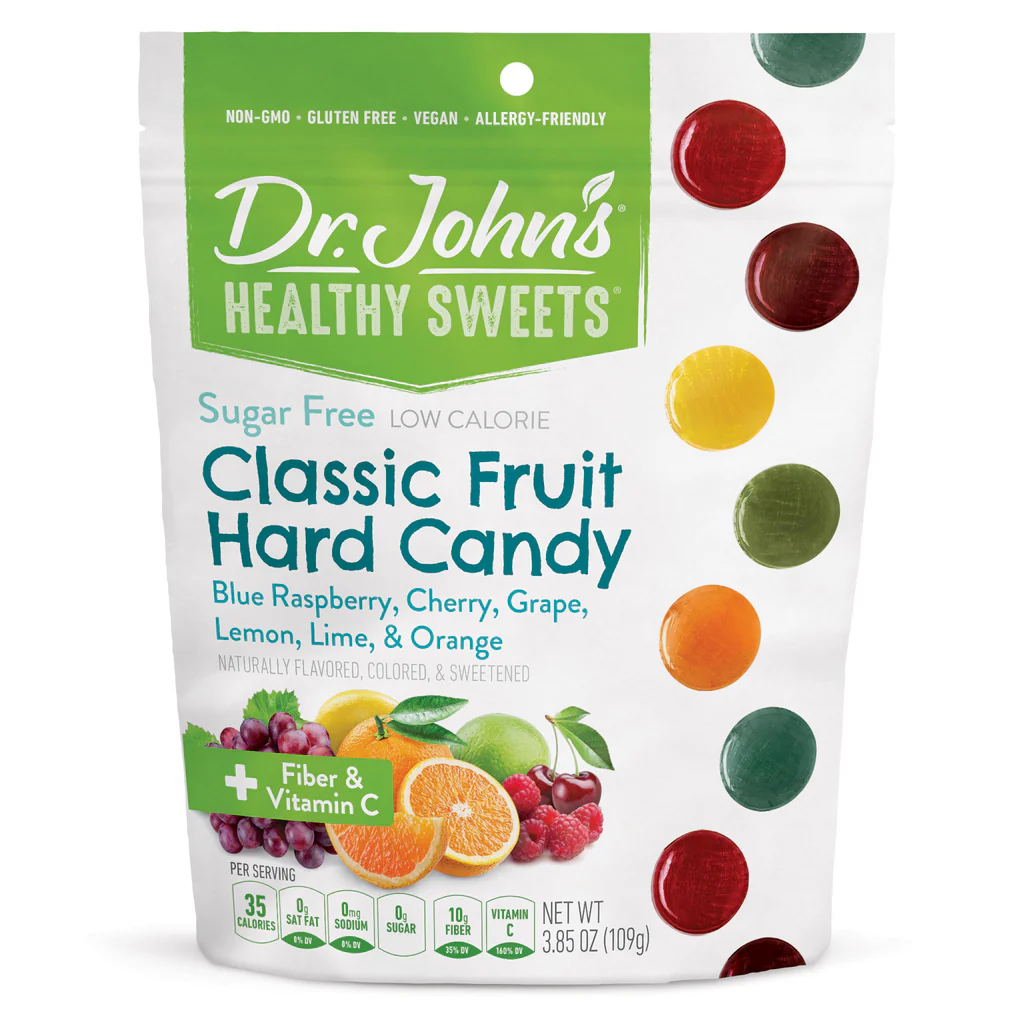 Классические фруктовые леденцы Classic Fruit Hard Candies Dr.Johns с доставкой по России и в Казахстан | BreadyФото 0