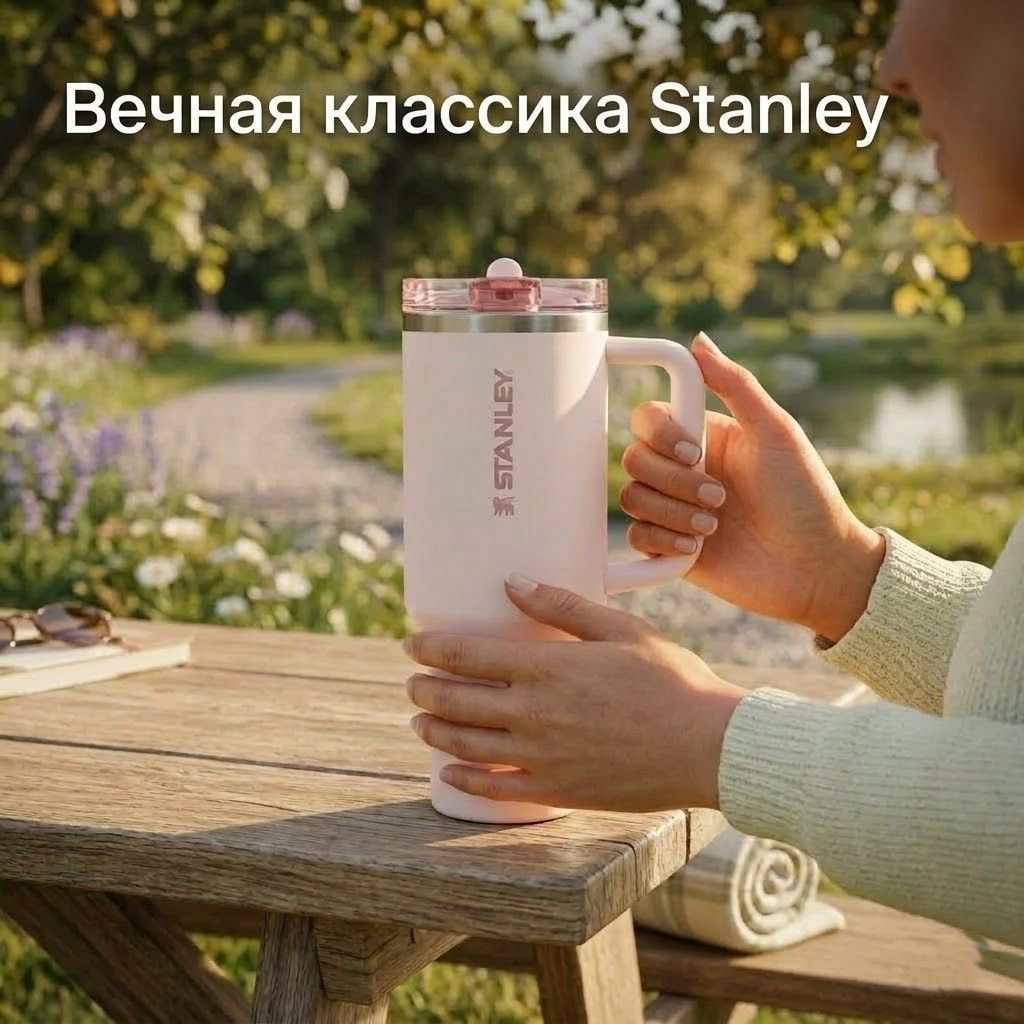 Термокружка STANLEY The Quencher ProTour Flip Straw Tumbler 1.18 l (розовый кварц rose quartz), 10-12981-018 с доставкой по России | BreadyФото 4