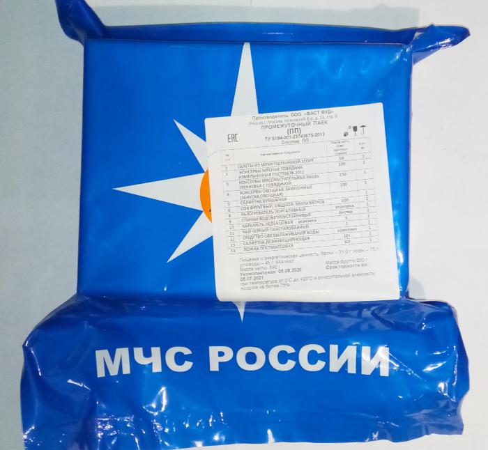Сухпаек промежуточный МЧС ПП с доставкой по России и в Казахстан | BreadyФото 5