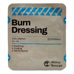 Повязка гидрогелевая противоожоговая Burn Dressing RHINO Rescue 10х10 см