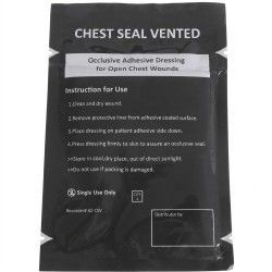 Окклюзионный пластырь вентилируемый Chest Seal Vented (4 клапана)