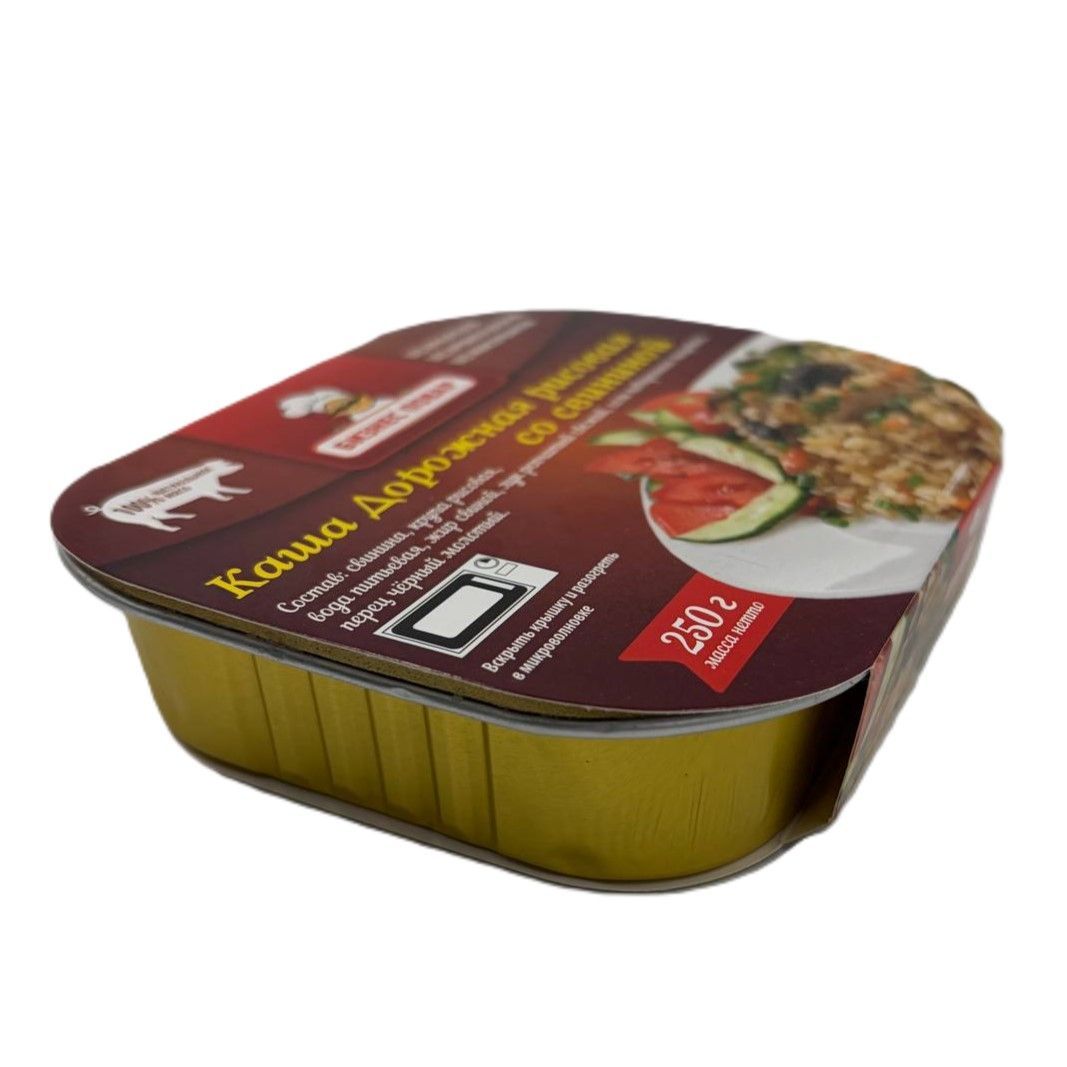 Каша Дорожная рисовая со свининой Л4, 250 г (Бизнес Повар) с доставкой по России | BreadyФото 4