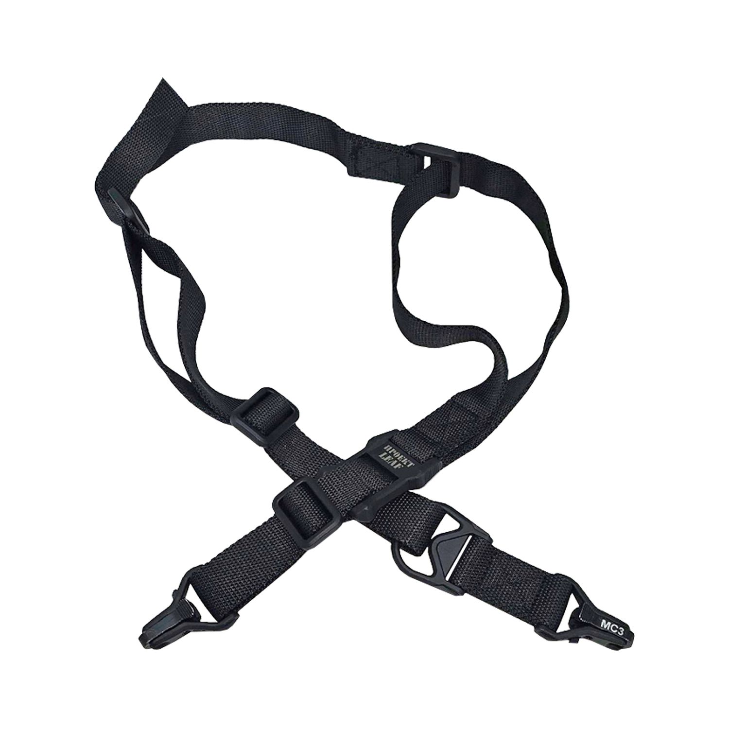 Оружейный ремень МС3 LEAF черный 1-2х точечный с доставкой по России | BreadyФото 1