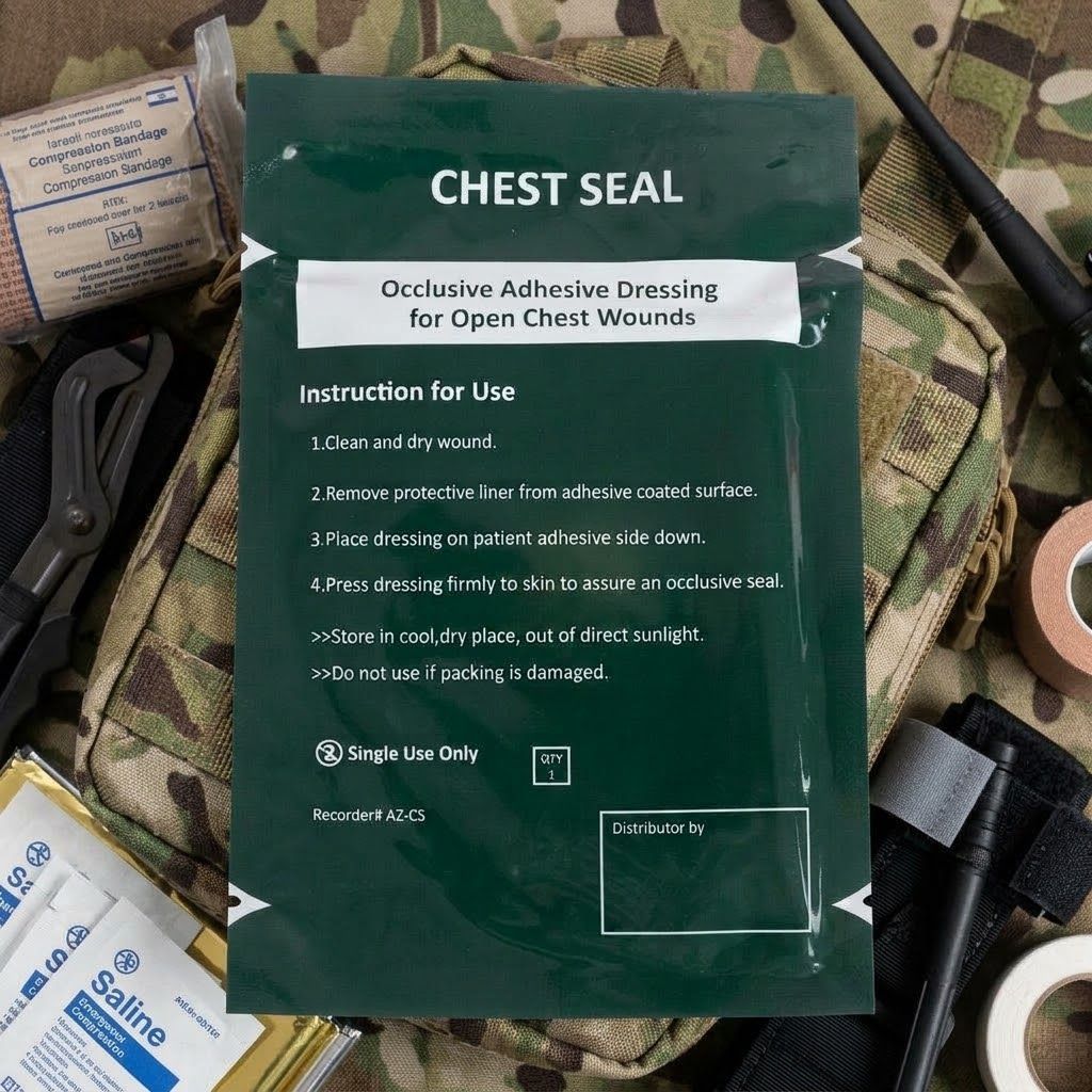 Комплект окклюзионных пластырей Chest Seal + Chest Seal Vented с доставкой по России | BreadyФото 6
