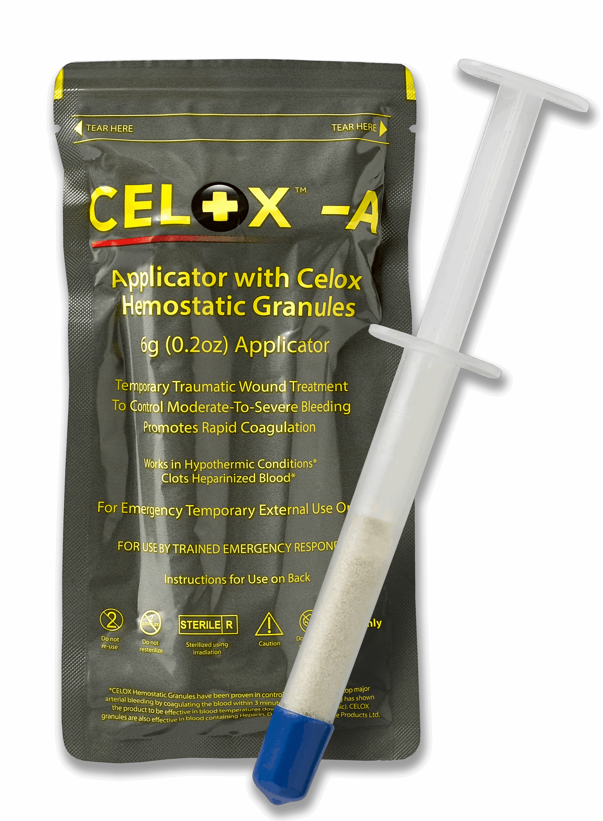 Кровоостанавливающее средство аппликатор Селокс CELOX-A Applicator с доставкой по России | BreadyФото 0