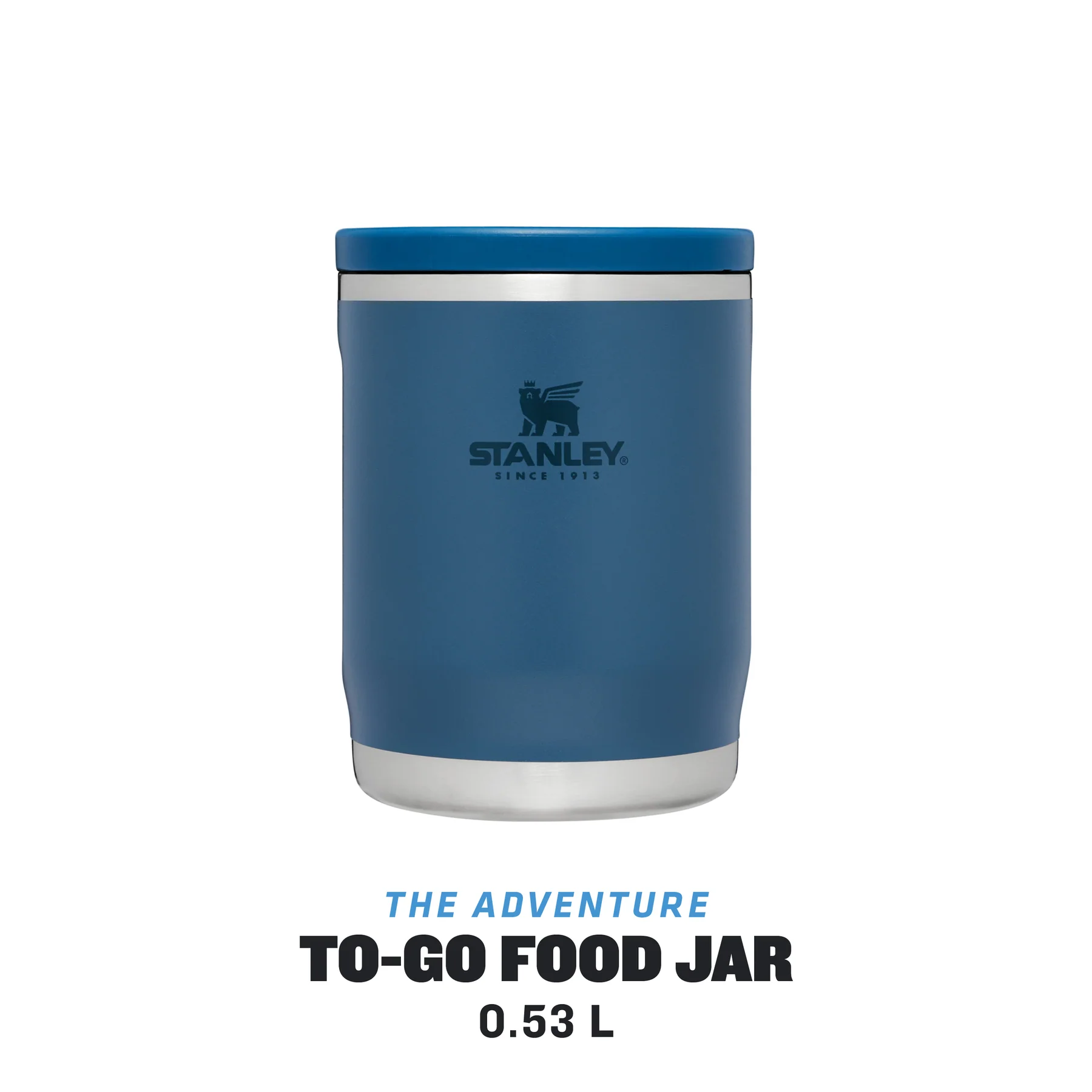 Термос для еды STANLEY ADVENTURE TO-GO FOOD JAR, синий металлик  10-10836-014, 532 ml с доставкой по России и в Казахстан | BreadyФото 5