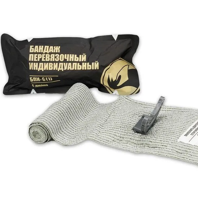 Компрессионный бандаж RHINO Rescue 6'' (с аппликатором давления, 1 подушка) PZBD0120 (дисконт) с доставкой по России | BreadyФото 1