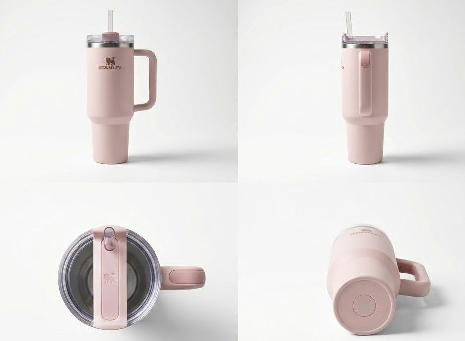 Термокружка STANLEY FLOWSTATE TUMBLER 10-11912-003-розовый кварц 887 ML с доставкой по России | BreadyФото 2