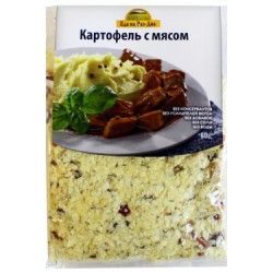 Картофельное пюре с мясом "Здоровая еда" 60 г с доставкой по России и в Казахстан | Bready
