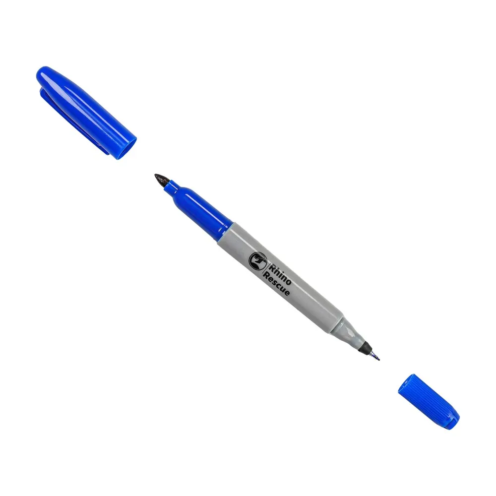 Маркер перманентный тактический двухсторонний RHINO Rescue (синий) с доставкой по России | BreadyФото 18