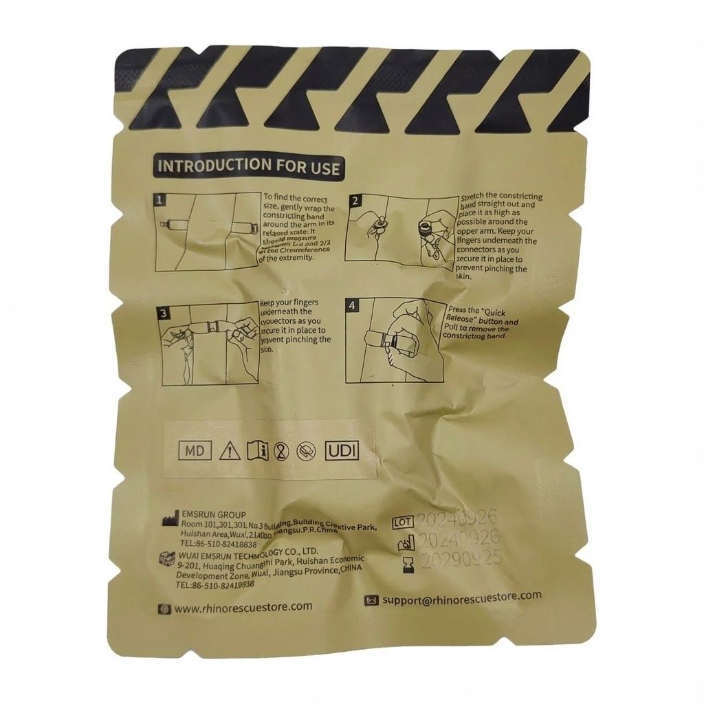 Жгут кровоостанавливающий (венозный) Rhino rescue Сonstricting band REF: PZSH001-M с доставкой по России | BreadyФото 2
