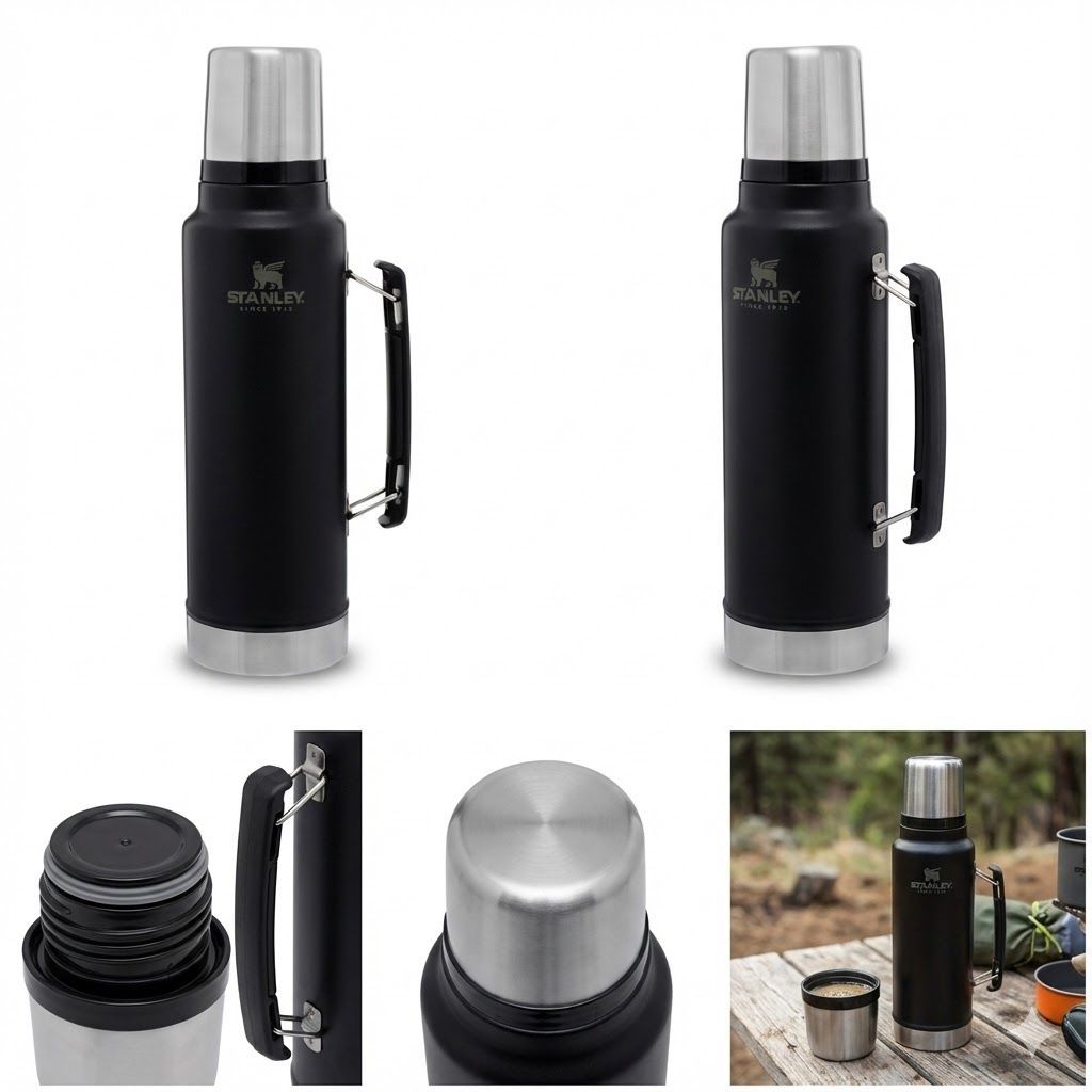 [Дисконт] Термос STANLEY CLASSIC 10-12417-006 чёрный (black 2.0) 1,4L с доставкой по России | BreadyФото 9